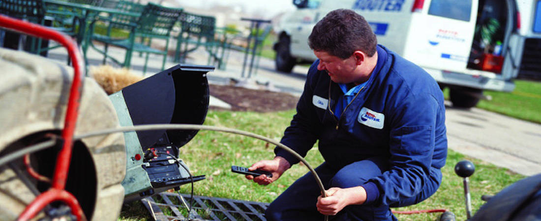 High-resolution video cameras to locate problems